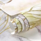 Miniatura fototapety Abstrakcyjne Złote Liście na Tle fragment #1