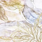 Miniatura fototapety Abstrakcyjne Złote Liście na Tle