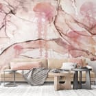 Miniatura fototapety Meduzy na abstrakcyjnym tle we wnętrzu salonu