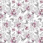 Miniatura fototapety Kwiaty magnolii i liście