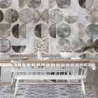 Miniatura fototapety Geometryczne wzory z marmurowym akcentem we wnętrzu kuchni