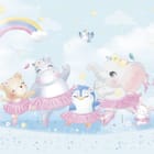 Miniatura fototapety Baletowe Zwierzęta w Chmurach