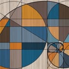 Miniatura fototapety Geometryczne Wzory z Kolorami