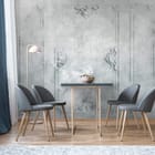 Miniatura fototapety Dekoracyjna ściana z ornamentami we wnętrzu kuchni