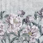 Miniatura fototapety Piwonie na geometrycznym tle