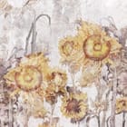 Miniatura fototapety Słoneczniki na tle abstrakcyjnym