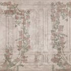 Miniatura fototapety Kwiatowe Pnącza na Jasnym Tle