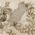 Miniatura fototapety Ornamenty roślinne na ceglanej ścianie