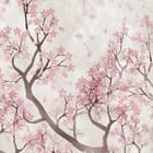 Miniatura fototapety Gałęzie Sakury z Różowymi Kwiatami
