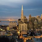 Miniatura fototapety Panorama miasta z wieżowcami