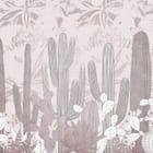 Miniatura fototapety Kaktusy na pustyni w pastelach