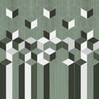 Miniatura fototapety Geometryczny wzór z sześcianami