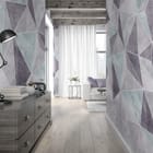 Miniatura fototapety Geometryczny wzór z trójkątów we wnętrzu przedpokoju