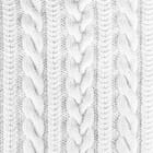 Miniatura fototapety Biały Wzór Warkoczowy na Tkaninie
