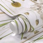 Miniatura fototapety Kwiaty polne z dmuchawcami fragment #1