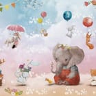 Miniatura fototapety Słoń w Czerwonych Spodniach