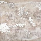 Miniatura fototapety Delikatne kwiaty na beżowym tle