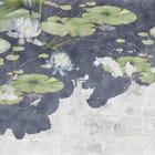 Miniatura fototapety Lilie wodne na ciemnoniebieskim tle