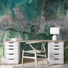 Miniatura fototapety Kameleon wśród leśnych liści we wnętrzu biura