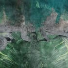 Miniatura fototapety Kameleon wśród leśnych liści