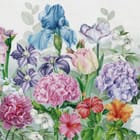 Miniatura fototapety Egzotyczne kwiaty w ogrodzie