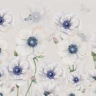 Miniatura fototapety Kwiaty polne z niebieskimi środkami