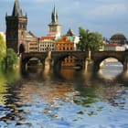 Miniatura fototapety Kamienny most nad rzeką