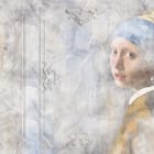 Miniatura fototapety Portret kobiety z perłą