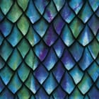 Miniatura fototapety Kolorowe Łuski w Regularnym Wzorze