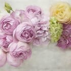 Miniatura fototapety Bukiet Różowych i Żółtych Kwiatów