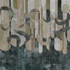 Miniatura fototapety Abstrakcyjne wzory z liśćmi