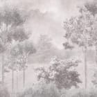 Miniatura fototapety Leśne drzewa w mglistej scenerii