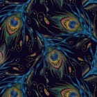 Miniatura fototapety Paw w Złotych Ornamentach