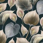 Miniatura fototapety Egzotyczne kwiaty na ciemnym tle