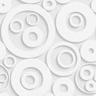 Miniatura fototapety Biało-szare koncentryczne okręgi