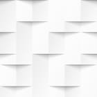 Miniatura fototapety Geometryczny wzór 3D z cieniami