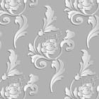 Miniatura fototapety Ornamenty roślinne na szarym tle