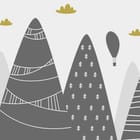 Miniatura fototapety Góry dziecięce z balonami