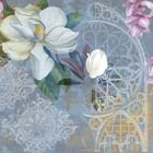 Miniatura fototapety Kwiatowe ornamenty na tle