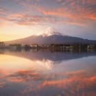 Miniatura fototapety Góra z ośnieżonym szczytem