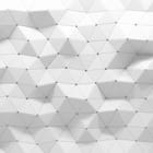 Miniatura fototapety Geometryczna struktura 3D