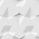 Miniatura fototapety Geometryczny wzór 3D na ścianie