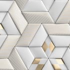 Miniatura fototapety Geometryczny wzór 3D z rombów