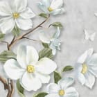 Miniatura fototapety Gałąź z białymi kwiatami 3D