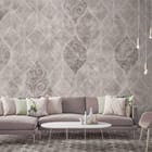 Miniatura fototapety Geometryczny wzór z ornamentami we wnętrzu salonu