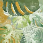 Miniatura fototapety Tropikalne liście w akwareli