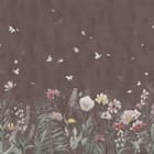 Miniatura fototapety Kwiaty polne na ciemnym tle