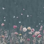 Miniatura fototapety Kwiaty na tle ciemnego nieba