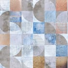 Miniatura fototapety Geometryczny wzór z kwadratów