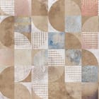 Miniatura fototapety Geometryczny wzór z półkolami